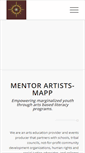 Mobile Screenshot of mentorartists.com